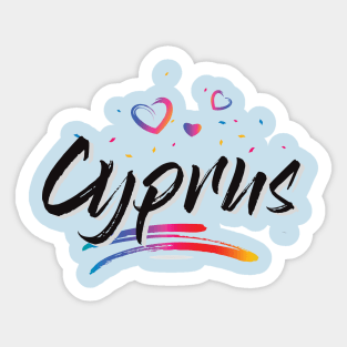 Cyprus Love Sticker